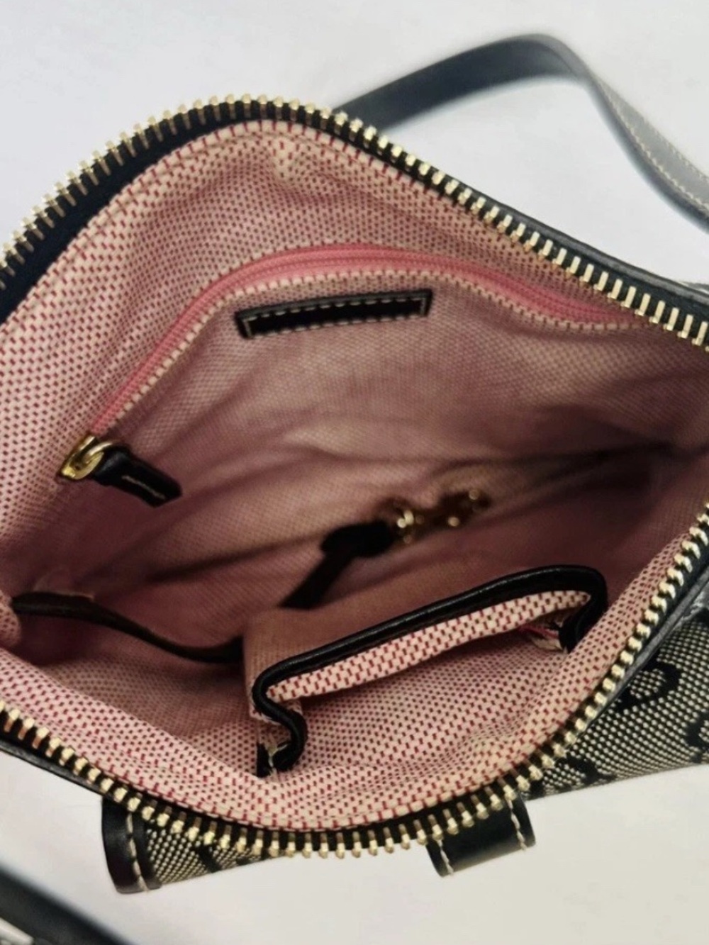 Dooney & Bourke Black Logo Crossbody Bag - Picture 2 of 4